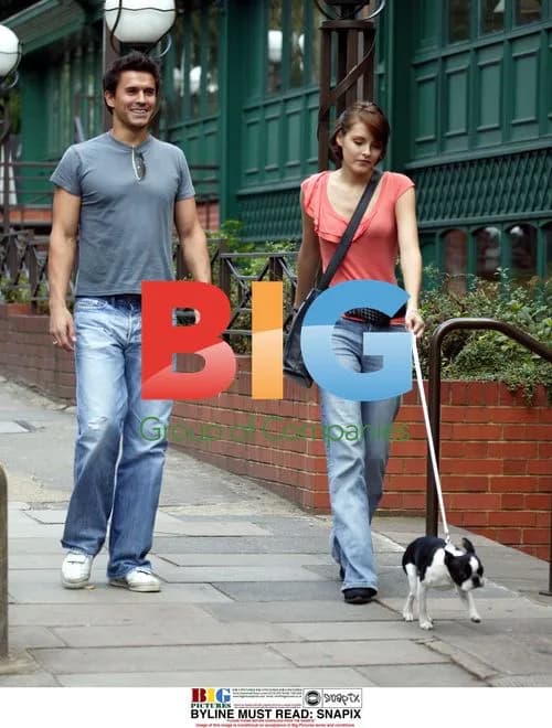 Jeremy Edwards with Girlfriend and Dog