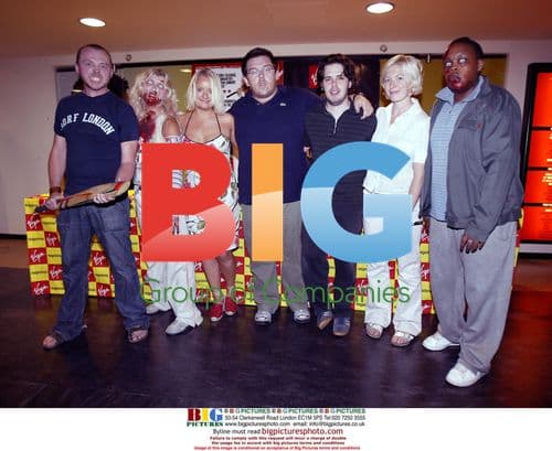 Actors at Shaun of the Dead DVD Launch