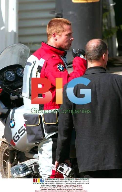 Brad Pitt Motorcycle Training