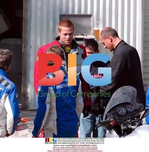Brad Pitt Motorcross Training for Ocean's 12