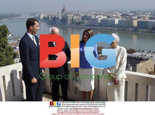 Felipe & Letizia Visit Budapest