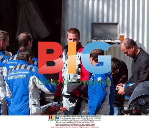 Brad Pitt Motorcycle Training