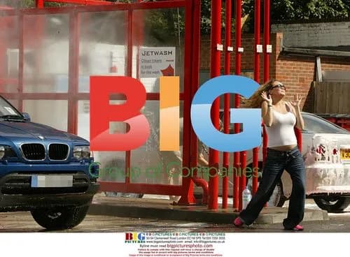 Pregnant Charlie Brooks Spraying Boyfriend