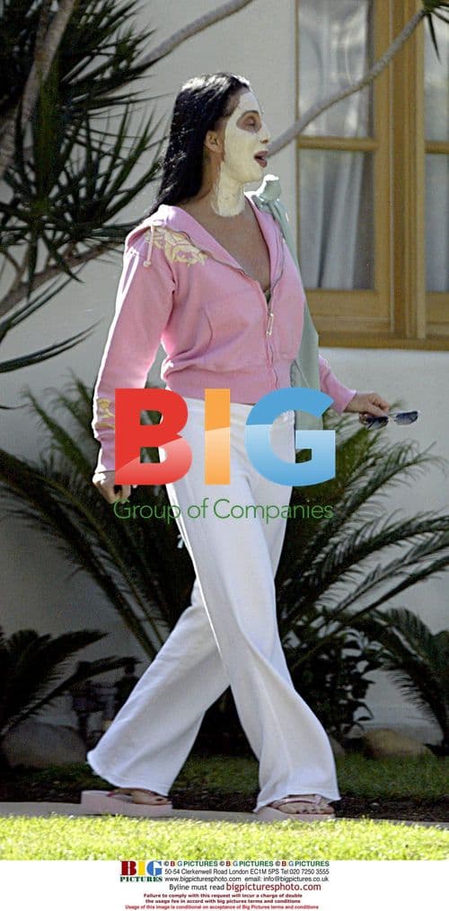 Cher Seen Leaving Home in Cosmetic Mask