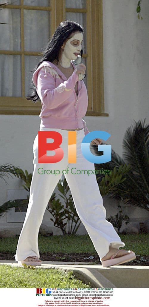 Cher Wearing Facial Mask