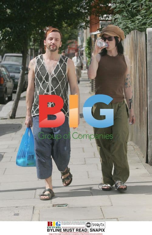 Singer Pete Burns Out Shopping