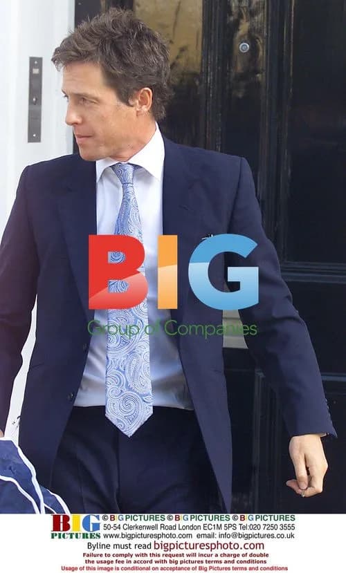 Hugh Grant Receives Birthday Delivery