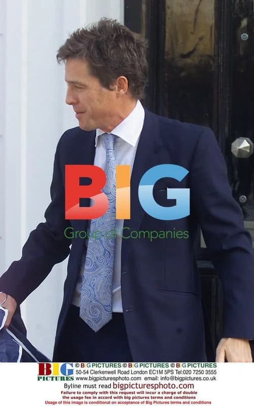 Hugh Grant Celebrates Birthday at Home