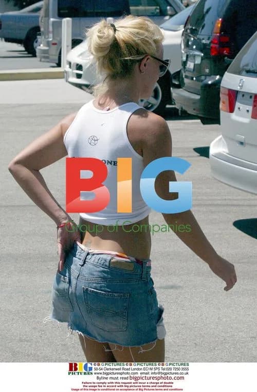 Britney Spears on movie set with Kevin Federline and daughter