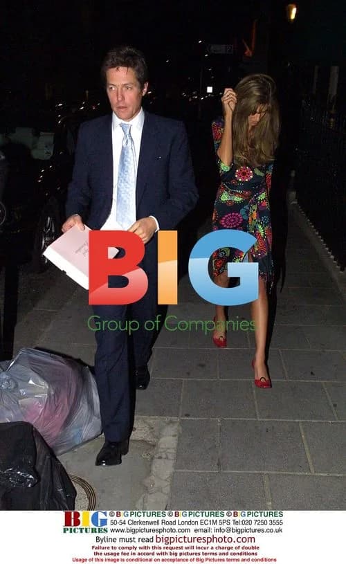 Hugh Grant and Jemima Goldsmith Khan in Soho