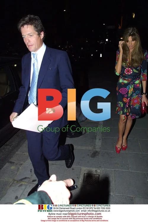 Hugh Grant and Jemima Goldsmith Khan in Soho