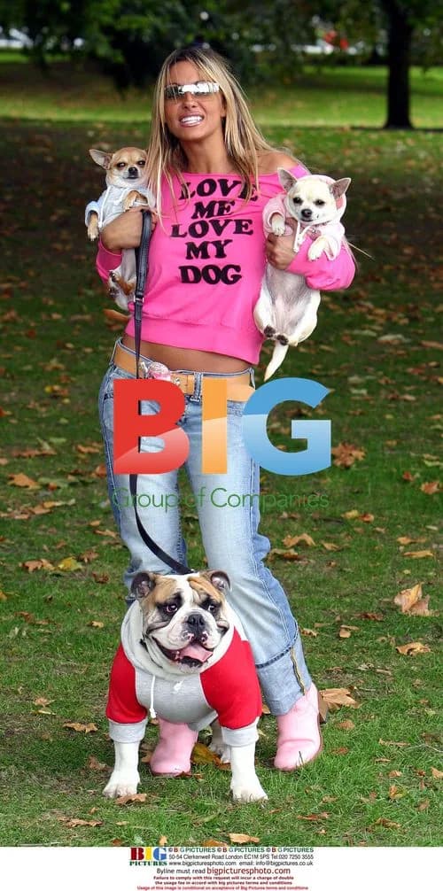 Jodie Marsh at Battersea Dogs Home Event