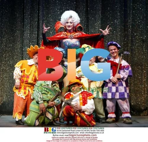 Lily Savage as Wicked Queen in 'Snow White' at Victoria Palace
