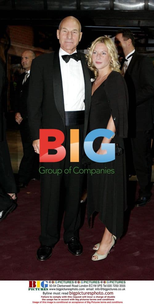 Patrick Stewart at 'The Woman In White' premiere