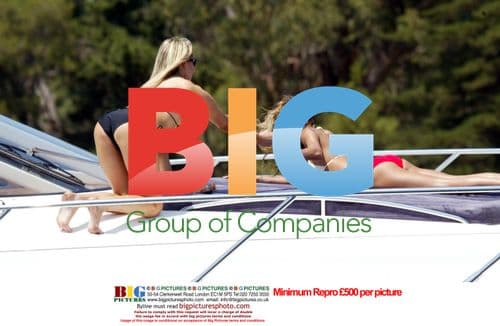 Abi Titmus Tanning on Yacht in France