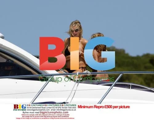 Abi Titmus on a Yacht in France