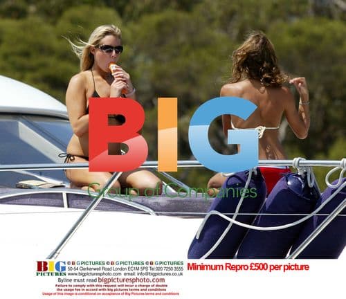 Abi Titmus on Yacht in South of France