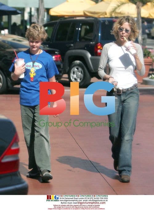 Meg Ryan & Son Jack Out in Brentwood