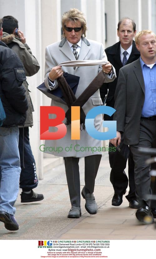 Rod Stewart Shopping in London