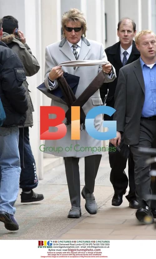 Rod Stewart Shopping in London