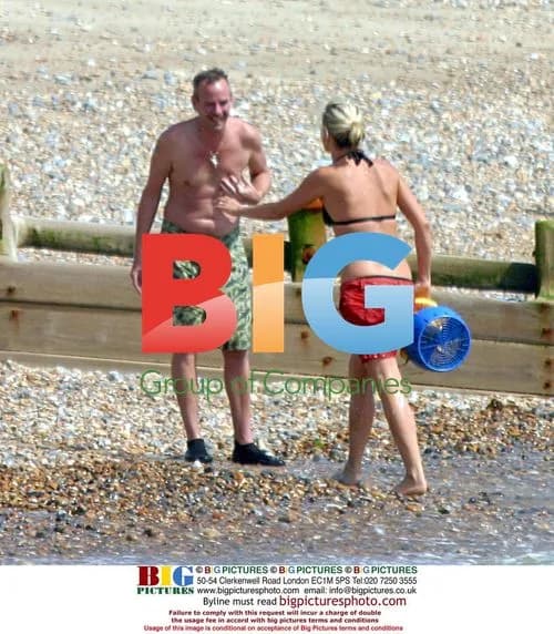 Fatboy Slim and Zoe Ball Enjoy Beach Day