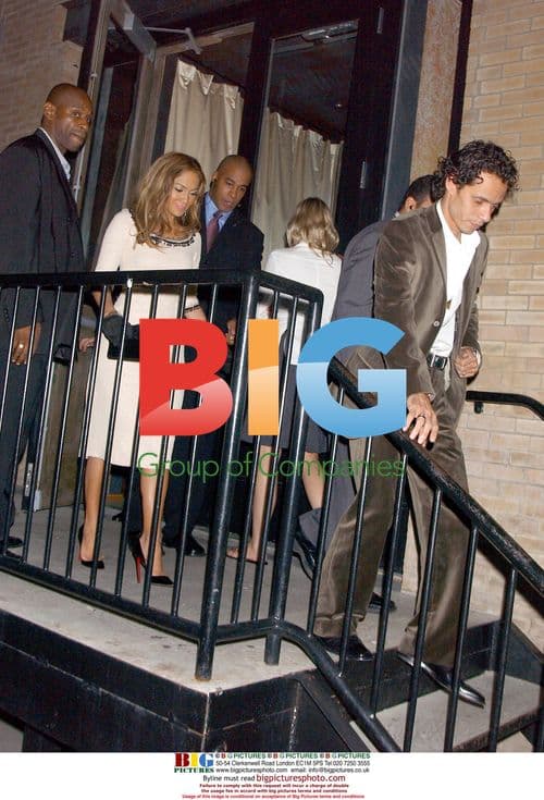 Jennifer Lopez and Marc Anthony Leave Spice Market