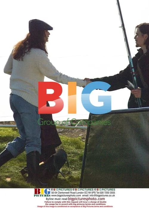 Demi Moore on set of "Half Light"