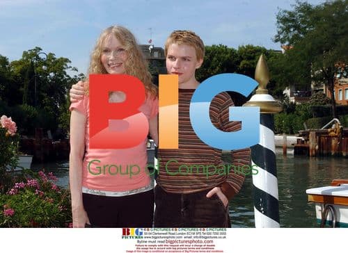 Mia Farrow and son Seamus at Venice Film Festival