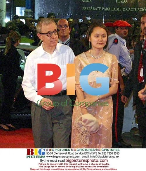 Woody Allen and wife at San Sebastian film festival