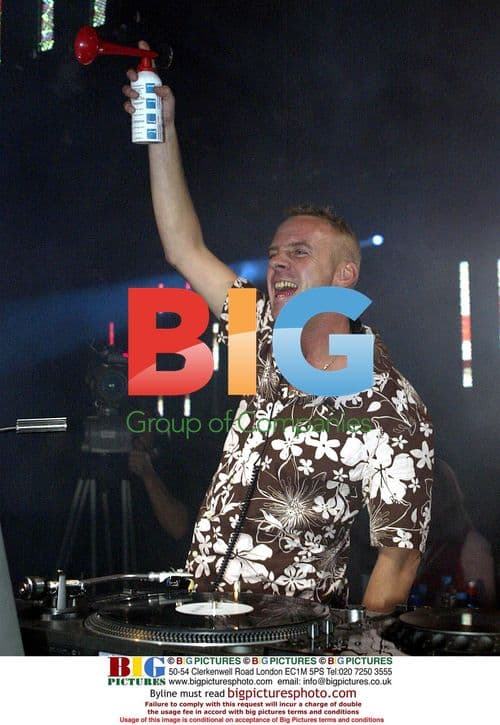 Fatboy Slim Performs at Radio 1's 'One Big Weekend'
