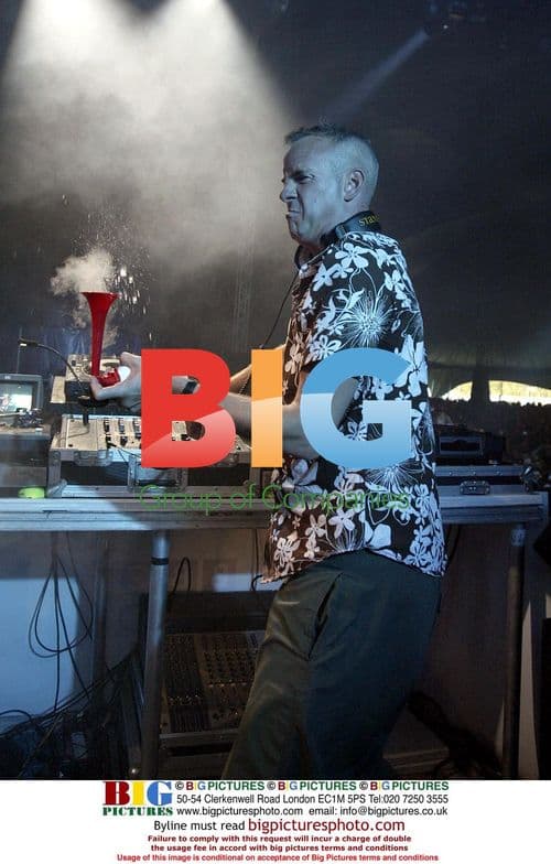 Fatboy Slim Performs at Radio 1's 'One Big Weekend'