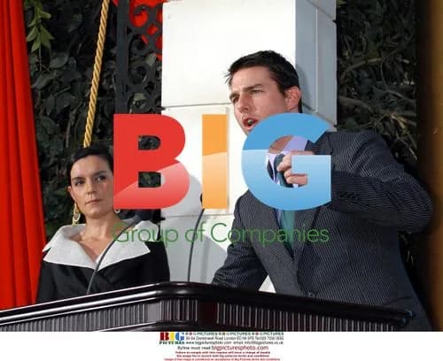 Tom Cruise at Scientology Opening in Madrid