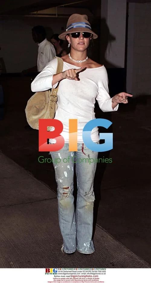 Britney Spears at Burke-Williams Spa