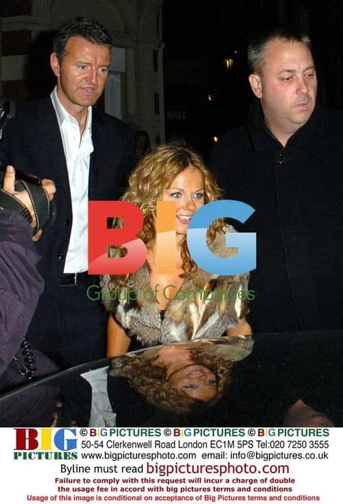 Singer Geri Halliwell at London Club