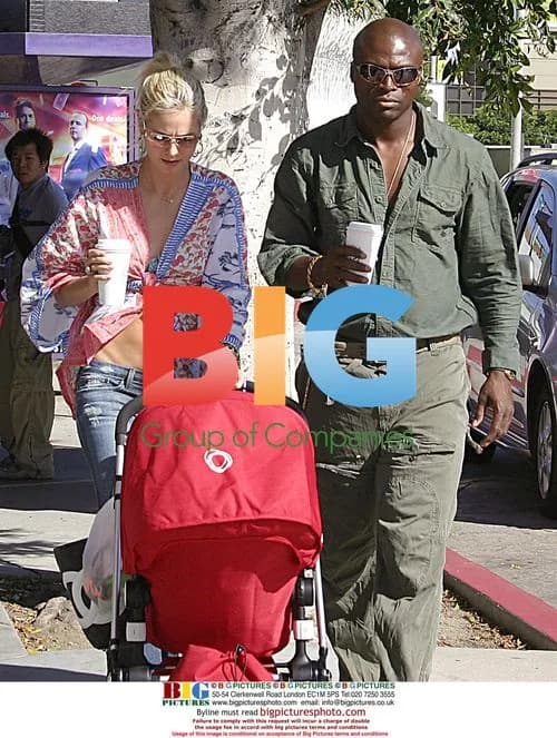 Heidi Klum with Seal and Baby Leni