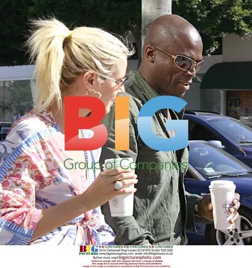 Heidi Klum with Seal and Baby Leni in Beverly Hills