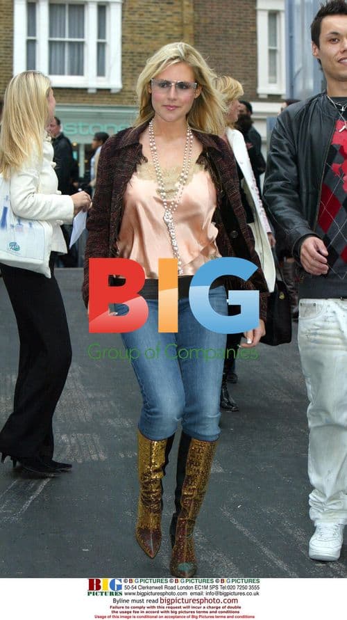 Abi Titmuss at London Fashion Week