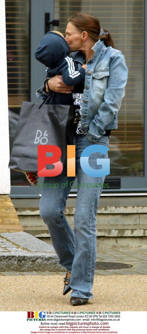 Jade Goody's mother and child