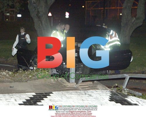 Mercedes Crashes near Old Trafford