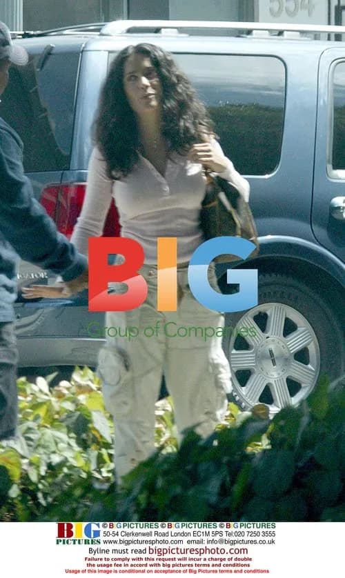 Salma Hayek on Walk with Friend