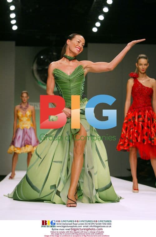 Tara Palmer Tomkinson at London Fashion Week