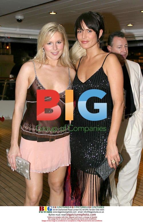 Models Abi Titmuss and Sophie Anderton at Club 328 Launch
