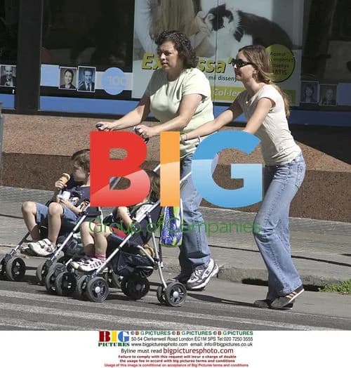 Calista Flockhart and Son Liam in Barcelona
