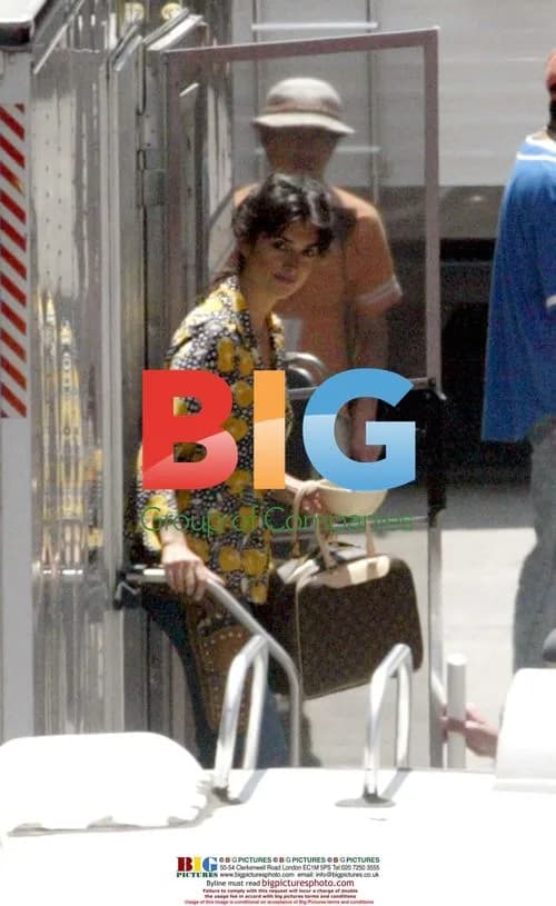 Penelope Cruz on set of Bandidas