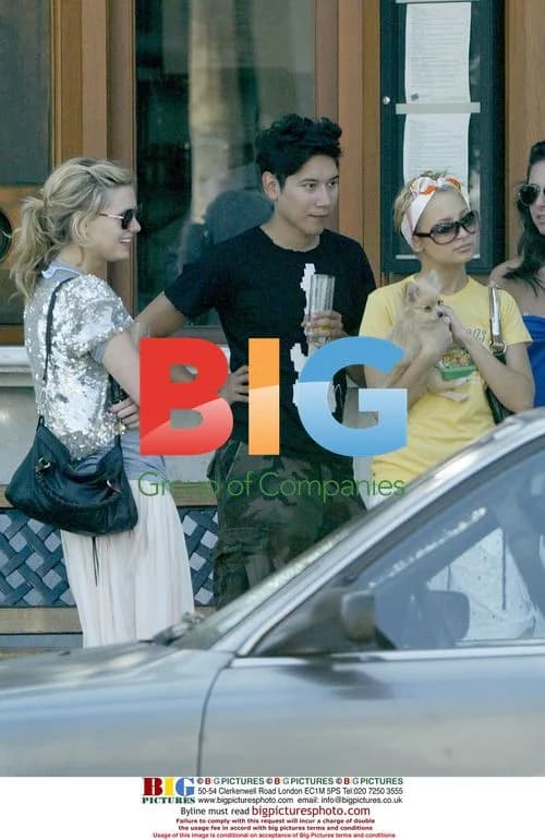 Kirsten Dunst and Nicole Richie on Sunset Plaza