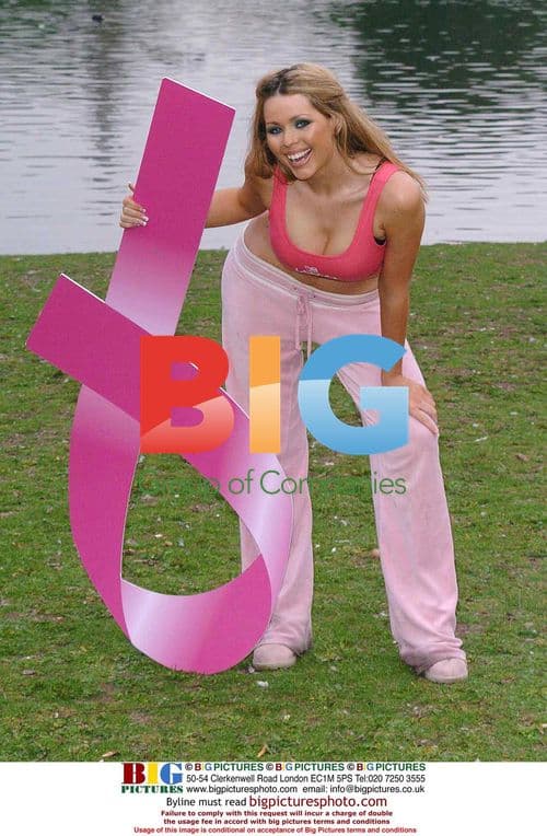 Lee Latchford Evans and Christne Hamilton at Pink Aerobics