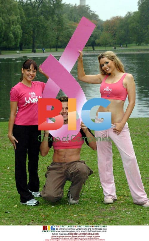 Celebrities at Pink Aerobics Charity Event