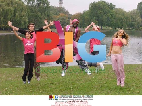 Celebrities at Pink Aerobics Event