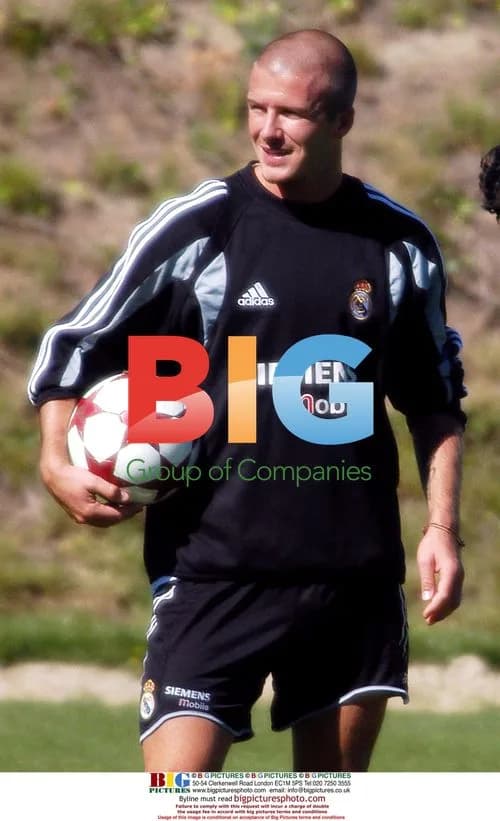 Real Madrid Galacticos Train for Champions League