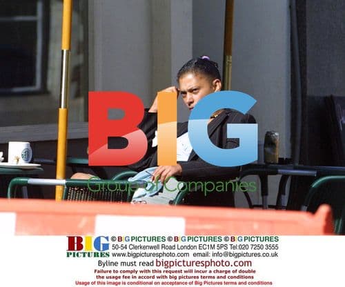 Actress Cathy Tyson at Starbucks